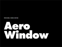 Tablet Screenshot of aerowindow.com